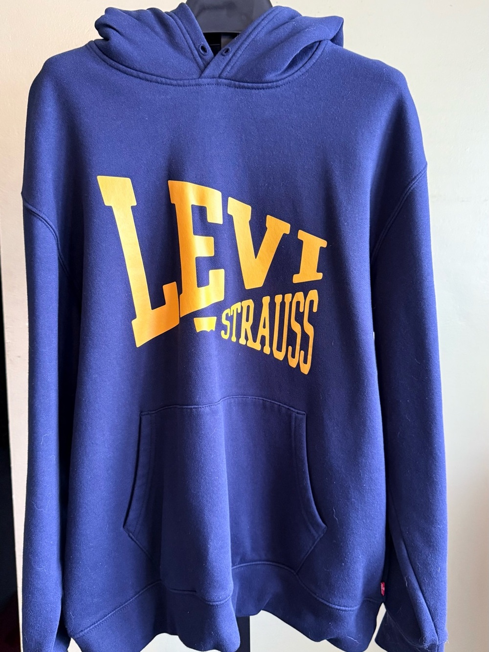 Levi’s Navy Gold Collegiate Graphic Relaxed Fit Hoodie M